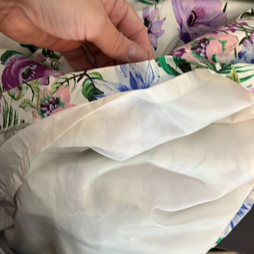 Talbots women’s 10 boho floral print flare mini skirt Office Fairycore Brunch - Picture 13 of 13